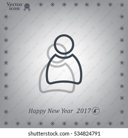 User icon vector