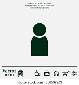 User icon vector
