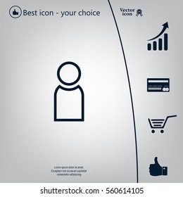 User icon vector