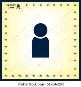 User icon vector