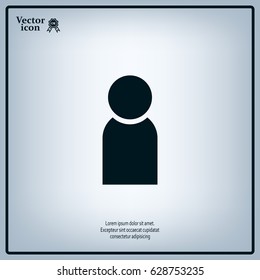 User icon vector