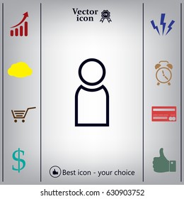 User icon vector