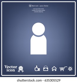 User icon vector