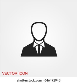 User icon vector