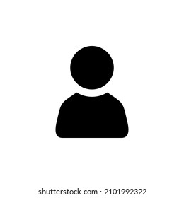 user icon vector . avatar , people symbol flat design