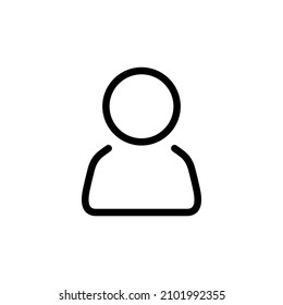 user icon vector . avatar , people symbol flat design