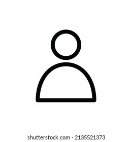 User icon vector. Avatar sign