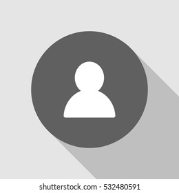 user icon vector, can be used for web and mobile design 