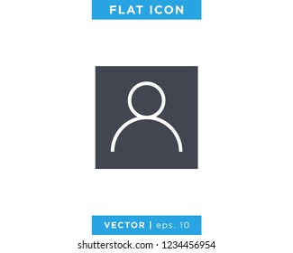 User Icon Vector Design Template.