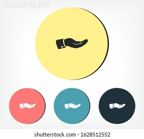 User icon. Vector Eps 10. Lorem Ipsum Flat Design