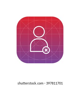 user icon. vector eps10 icon