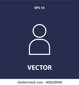 user icon. vector eps10 icon
