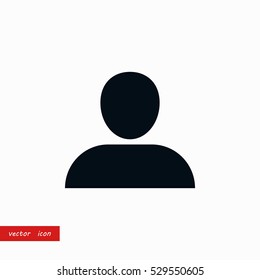 User icon vector, flat design best vector icon