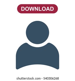 User Icon Vector flat design style