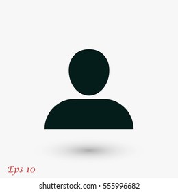 User icon vector, flat design best vector icon