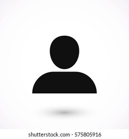User icon vector, flat design best vector icon