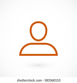 User icon vector, flat design best vector icon