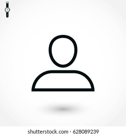 User icon vector, flat design best vector icon