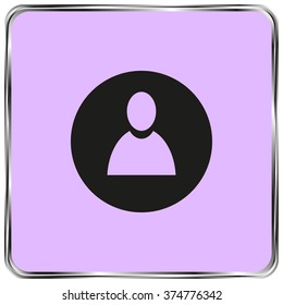 user icon, vector illustration