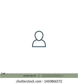 user icon vector illustration design element