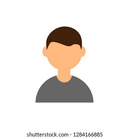 User icon vector illustration on white background. Eps10