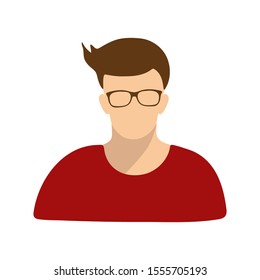 User icon vector illustration on white background. Eps10