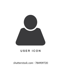 User Icon vector illustration on white background. Vector Avatar Illustration.