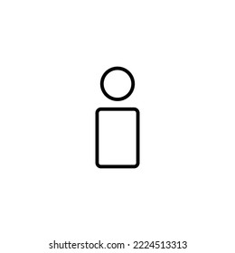 User Icon vector illustration. person sign and symbol. people icon. 