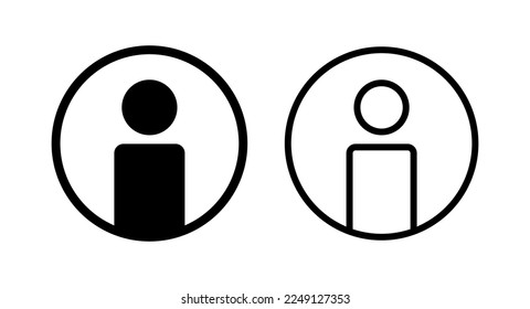 User Icon vector illustration. person sign and symbol. people icon. 