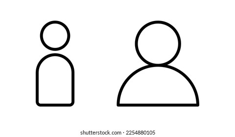 User Icon vector illustration. person sign and symbol. people icon. 