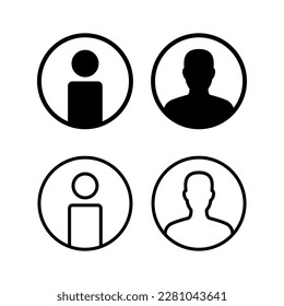 User Icon vector illustration. person sign and symbol. people icon. 