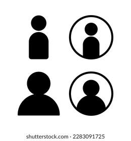 Icono de usuario ilustración vectorial. signo y símbolo de persona. icono de personas. 