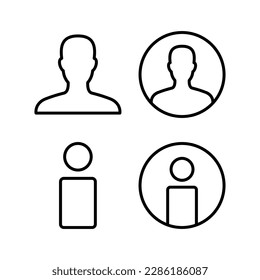 User Icon vector illustration. person sign and symbol. people icon. 