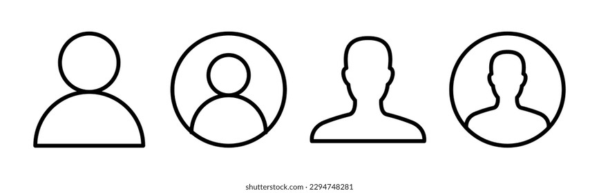 User Icon vector illustration. person sign and symbol. people icon. 