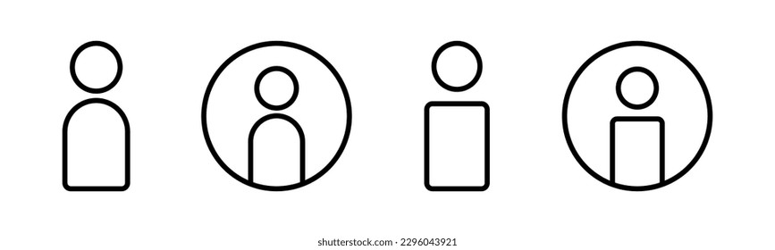 User Icon vector illustration. person sign and symbol. people icon. 