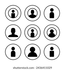 User Icon vector illustration. person sign and symbol. people icon. 