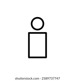User Icon vector illustration. person sign and symbol. people icon. 