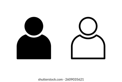 User Icon vector illustration. person sign and symbol. people icon. 
