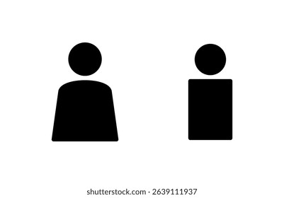 User Icon vector illustration. person sign and symbol. people icon. 