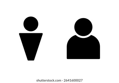 User Icon vector illustration. person sign and symbol. people icon. 