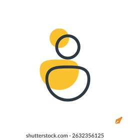 user icon vector illustration. user symbol isolated on white background