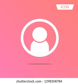 User Icon vector isolated on background
