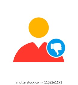 User icon vector like. Vector illustration EPS