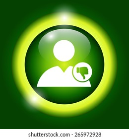 User icon vector like. Vector illustration EPS