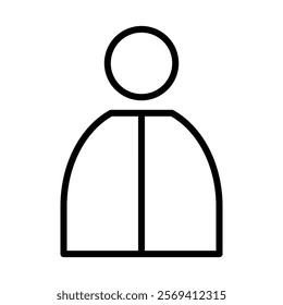 User Icon Vector logo outline
