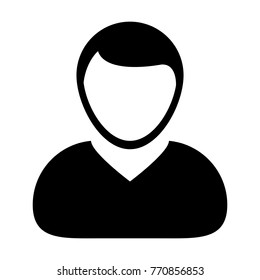 User Icon Vector Male Person Symbol Profile Avatar Sign in Flat Color Glyph Pictogram illustration