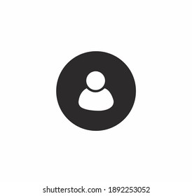 User Icon Vector On White Background