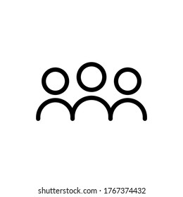 Vector de icono de usuario. Ilustración de vectores de iconos de personas