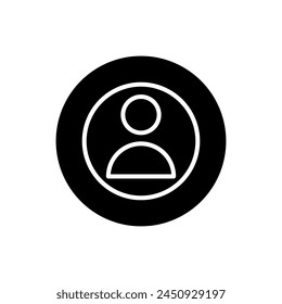 User icon vector. People illustration sign. Man symbol.