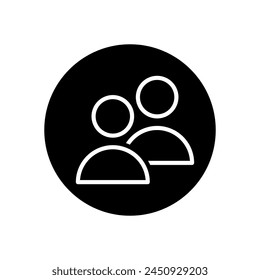 Vector de iconos de usuario. Ilustración de Personas. Símbolo del hombre.